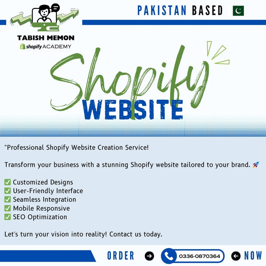 Custom Shopify Website Design